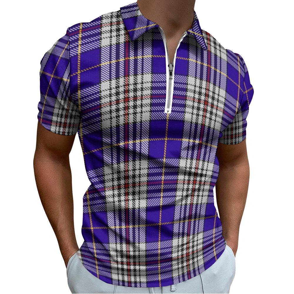 Clan Hannah Tartan Short sleeve polo shirt