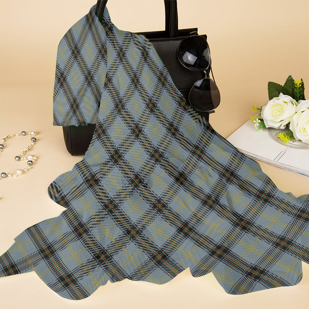 Clan Bell Tartan Bias Chiffon Scarf
