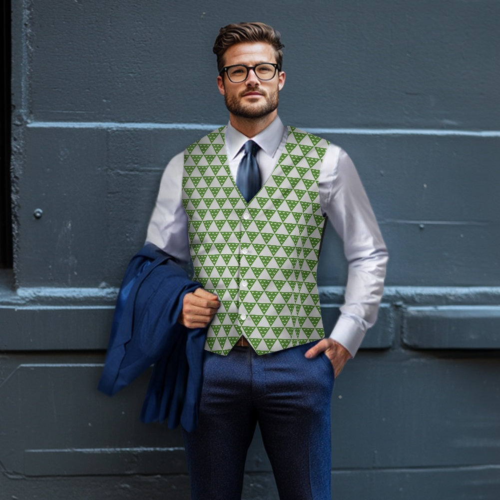 Wagara - Uroko Green Suit vest jacket