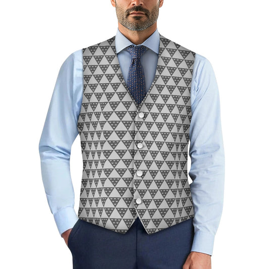 Wagara - Uroko Grey Suit vest jacket