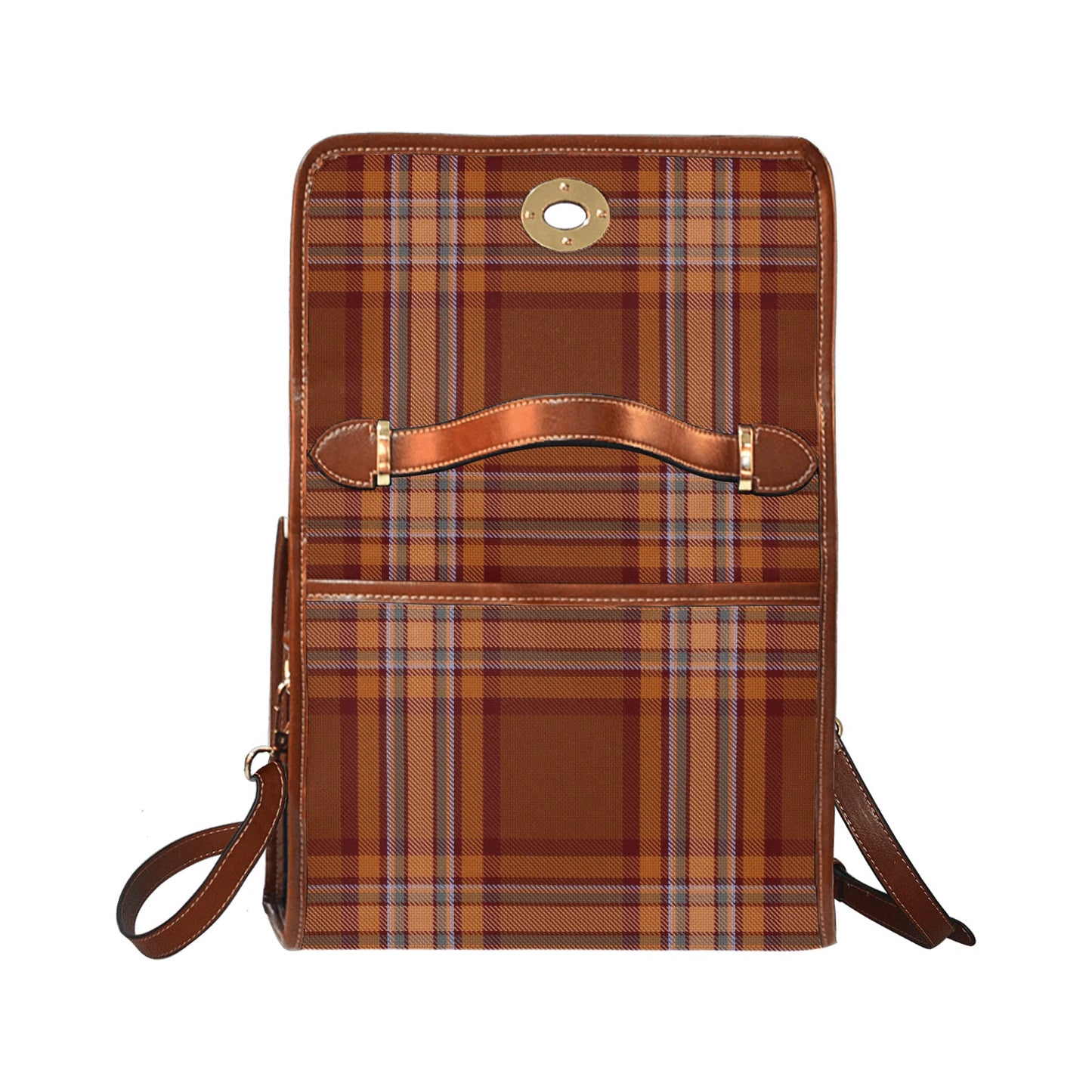 Irish County Down Tartan Canvas Handbag