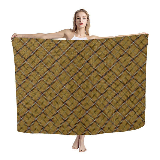 Breizh | Breton | Bretagne Bro-Dreger Tartan Chiffon Scarf Bias