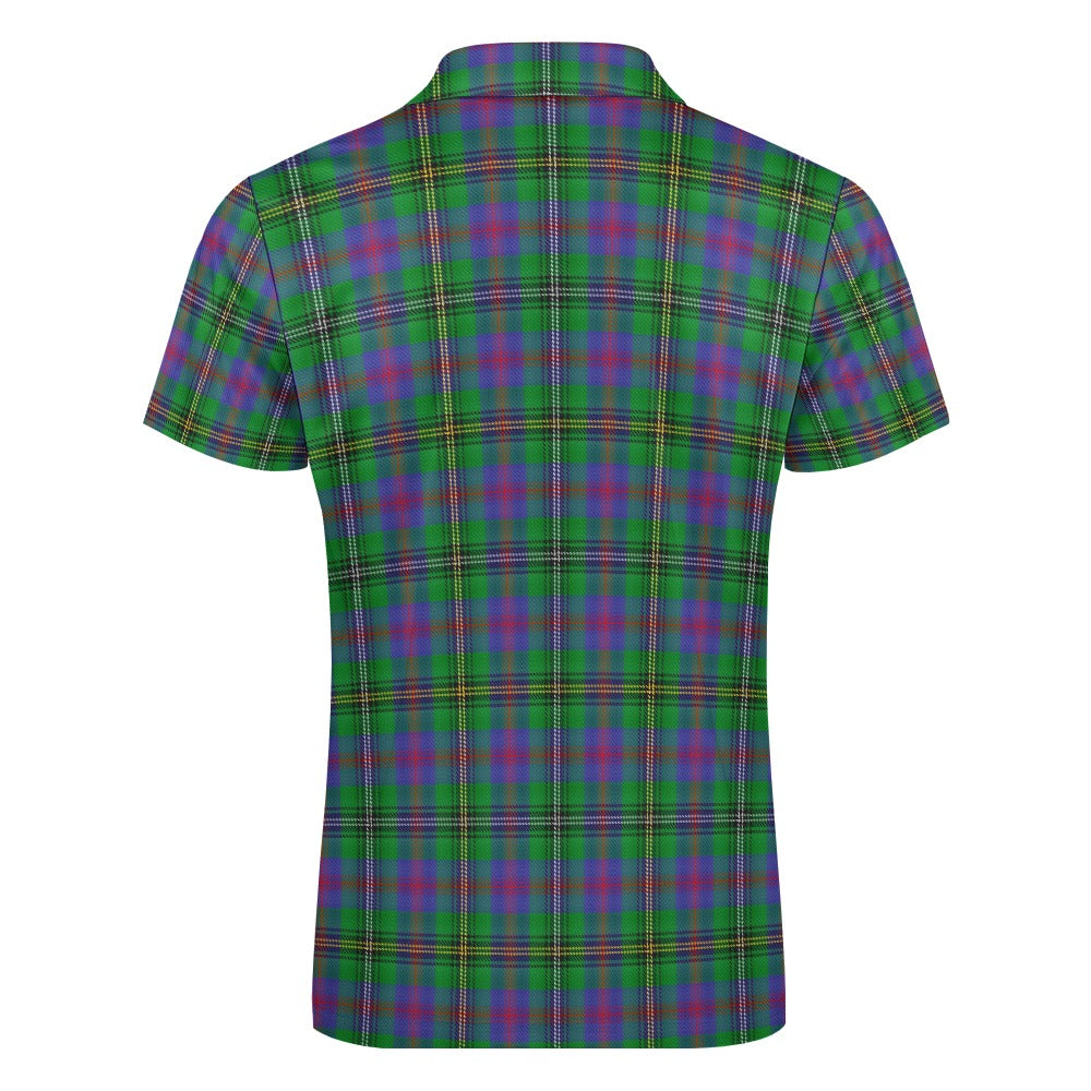 Clan Wood Tartan Short sleeve polo shirt