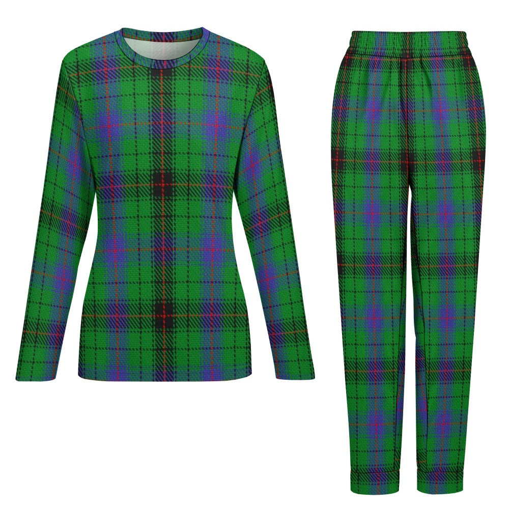 Clan Davidson Tartan Women's Pajama Set