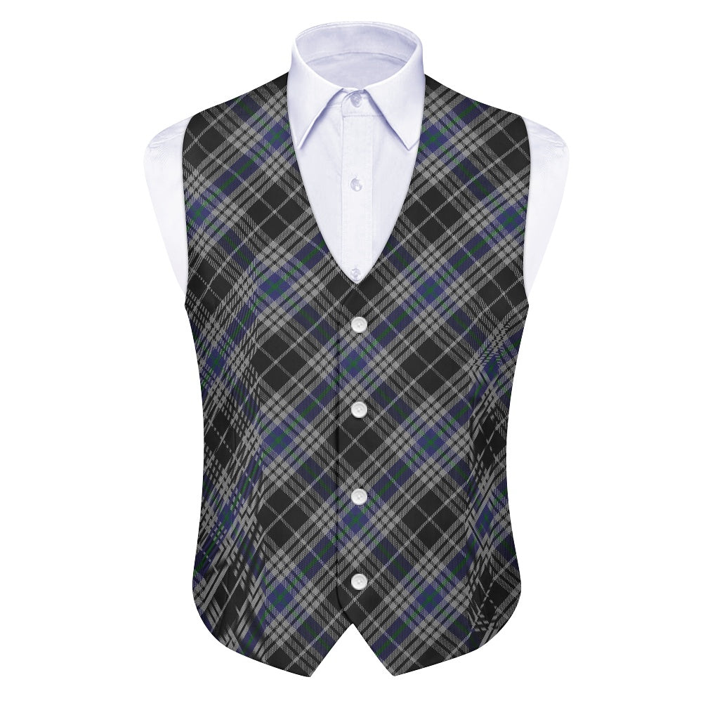 Breizh | Breton | Bretagne National Tartan Bias Suit vest jacket
