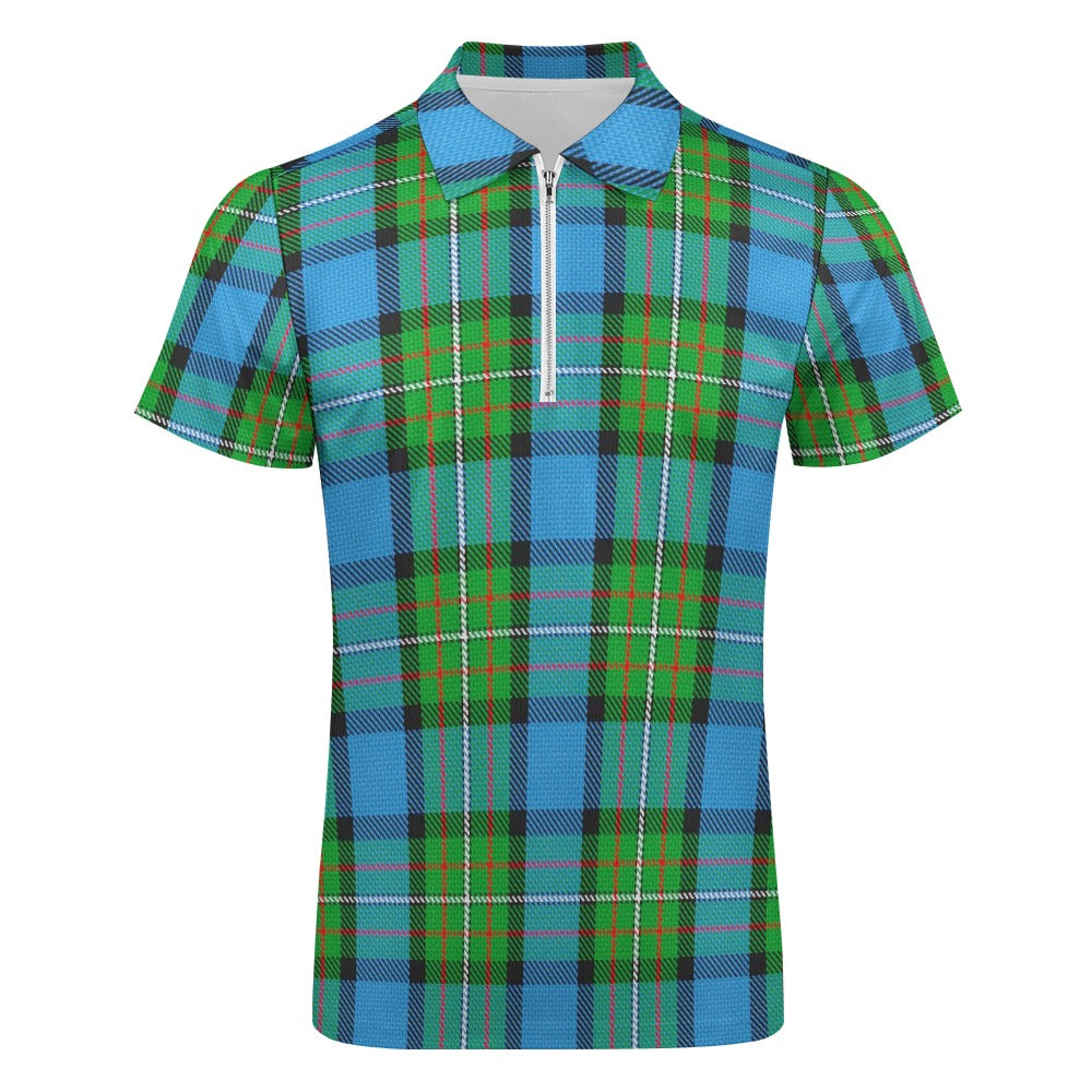 Clan Fergusson Tartan Short sleeve polo shirt