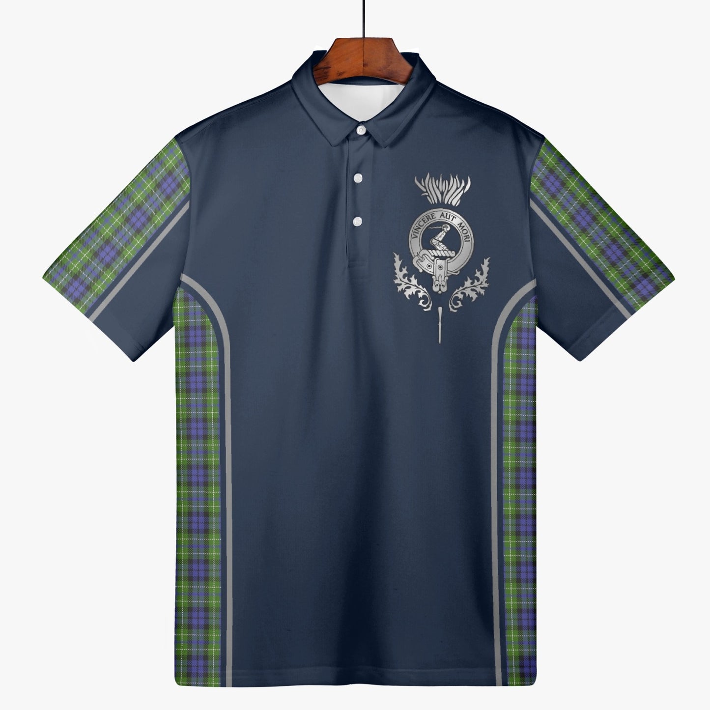 Clan MacNeill of Gigha Crest & Tartan Polo Shirt