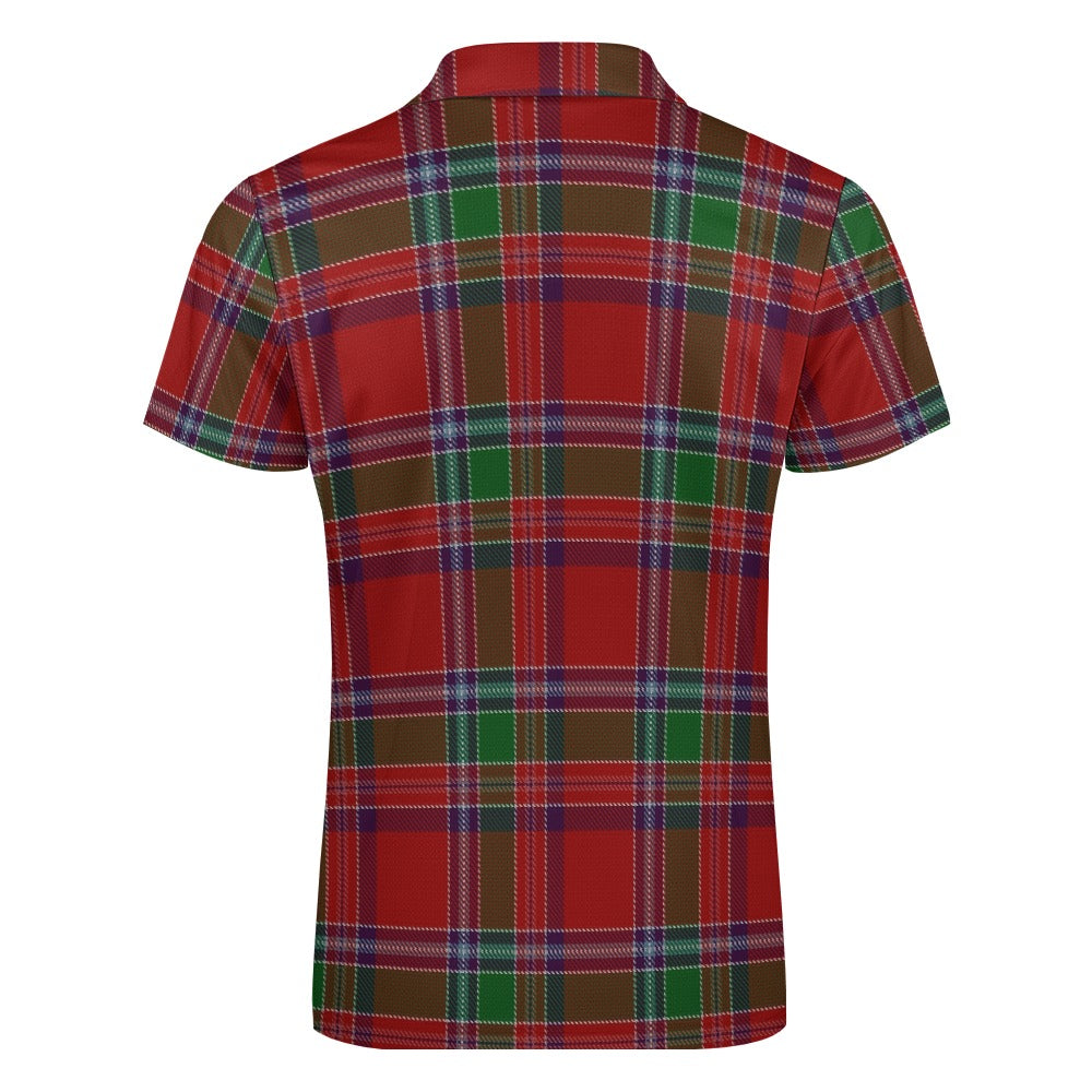 Clan Birrell Tartan Short sleeve polo shirt