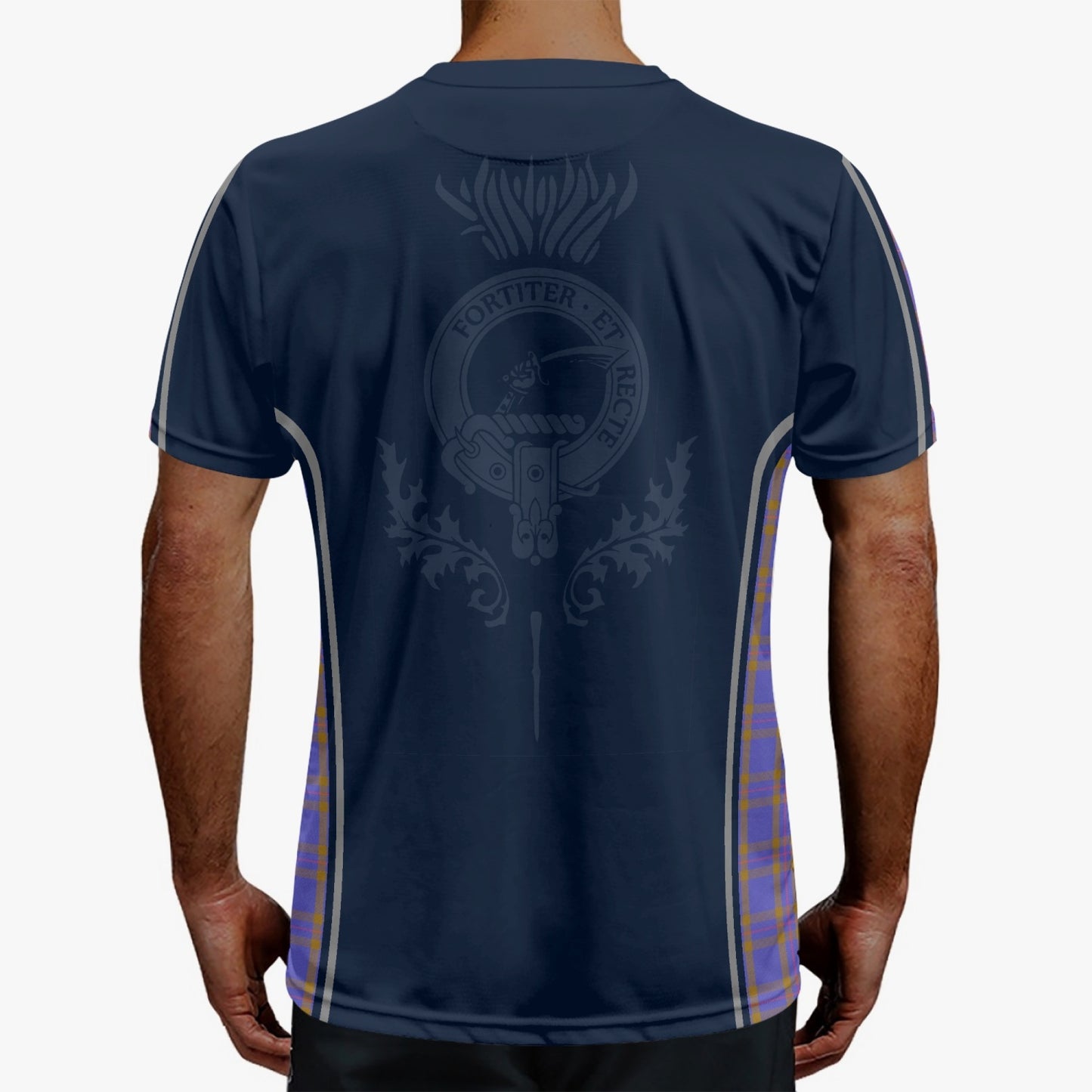 Clan Eliott Crest & Tartan Soccer Jersey