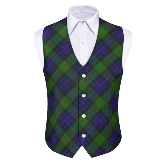 Clan Gunn Tartan Bias Suit vest jacket