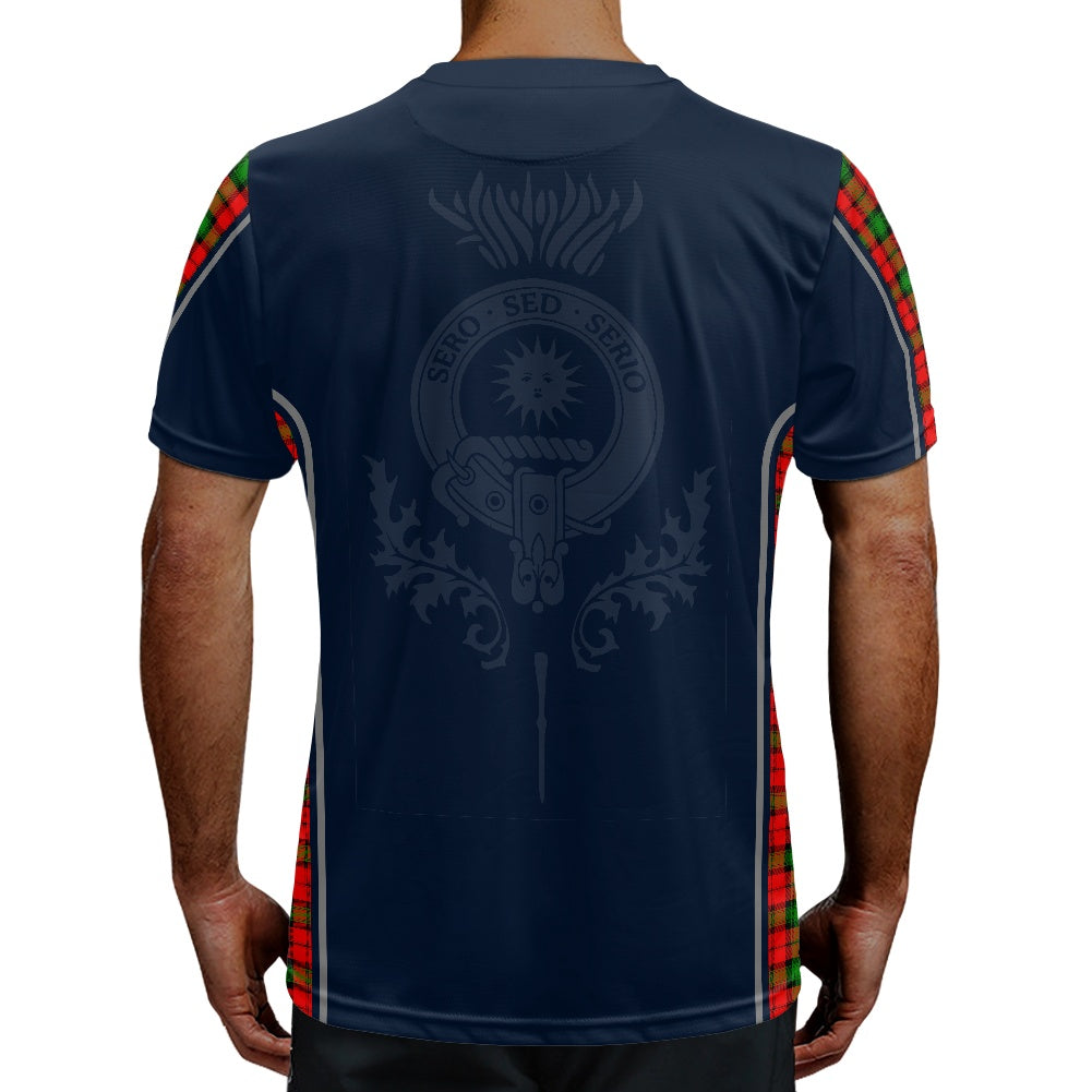 Clan Kerr Crest & Tartan Football Shirt