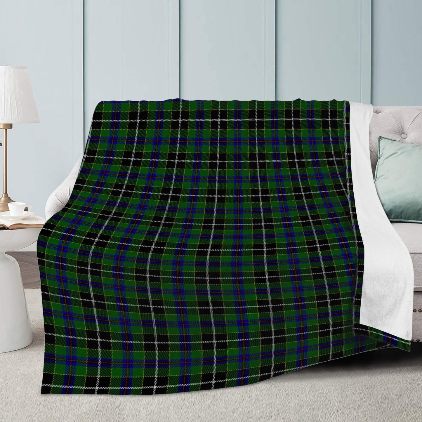 Cornish National Hunting Tartan Fleece Blanket