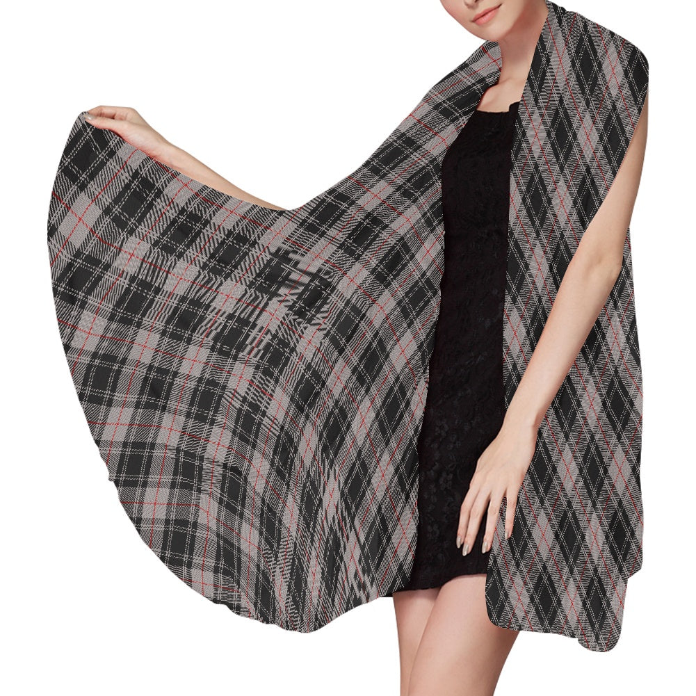 Clan Moffat Ancient Tartan Bias Chiffon Scarf