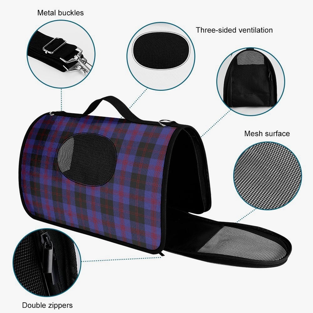 Angus District Tartan Pet Carrier Bag