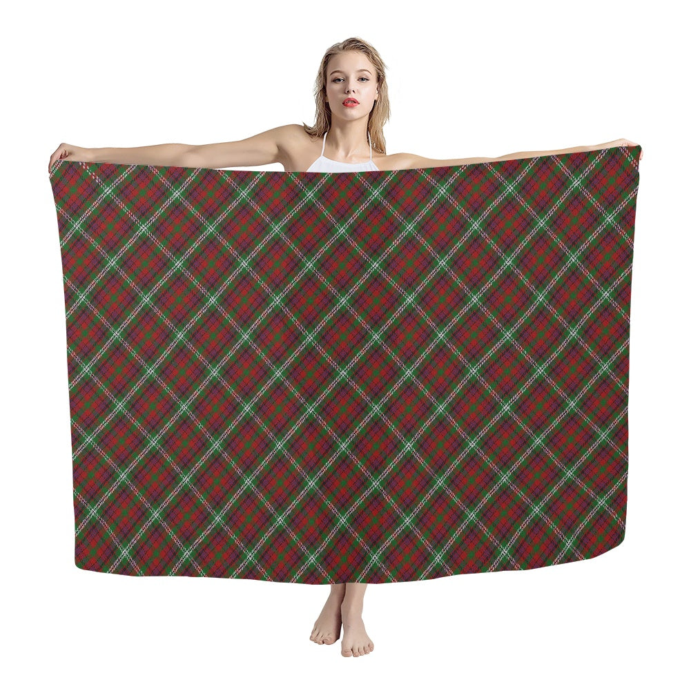 Clan Maguire Tartan Bias Chiffon Scarf