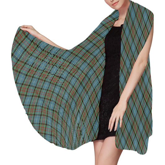 District - Paisley Tartan Chiffon Scarf