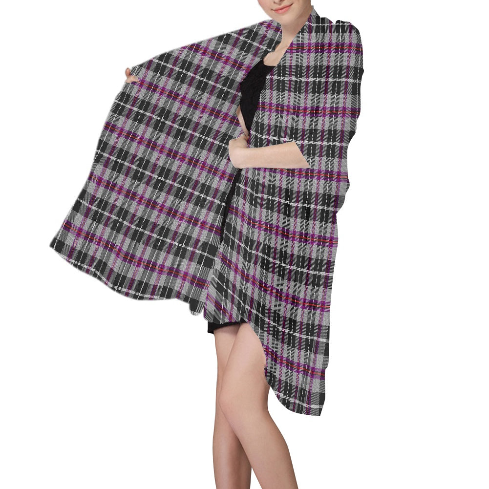 Cornish - Jewell Tartan Chiffon Scarf
