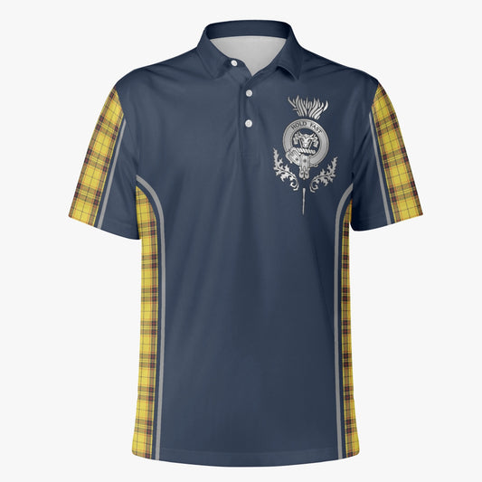 Clan MacLeod Crest & Tartan Polo Shirt