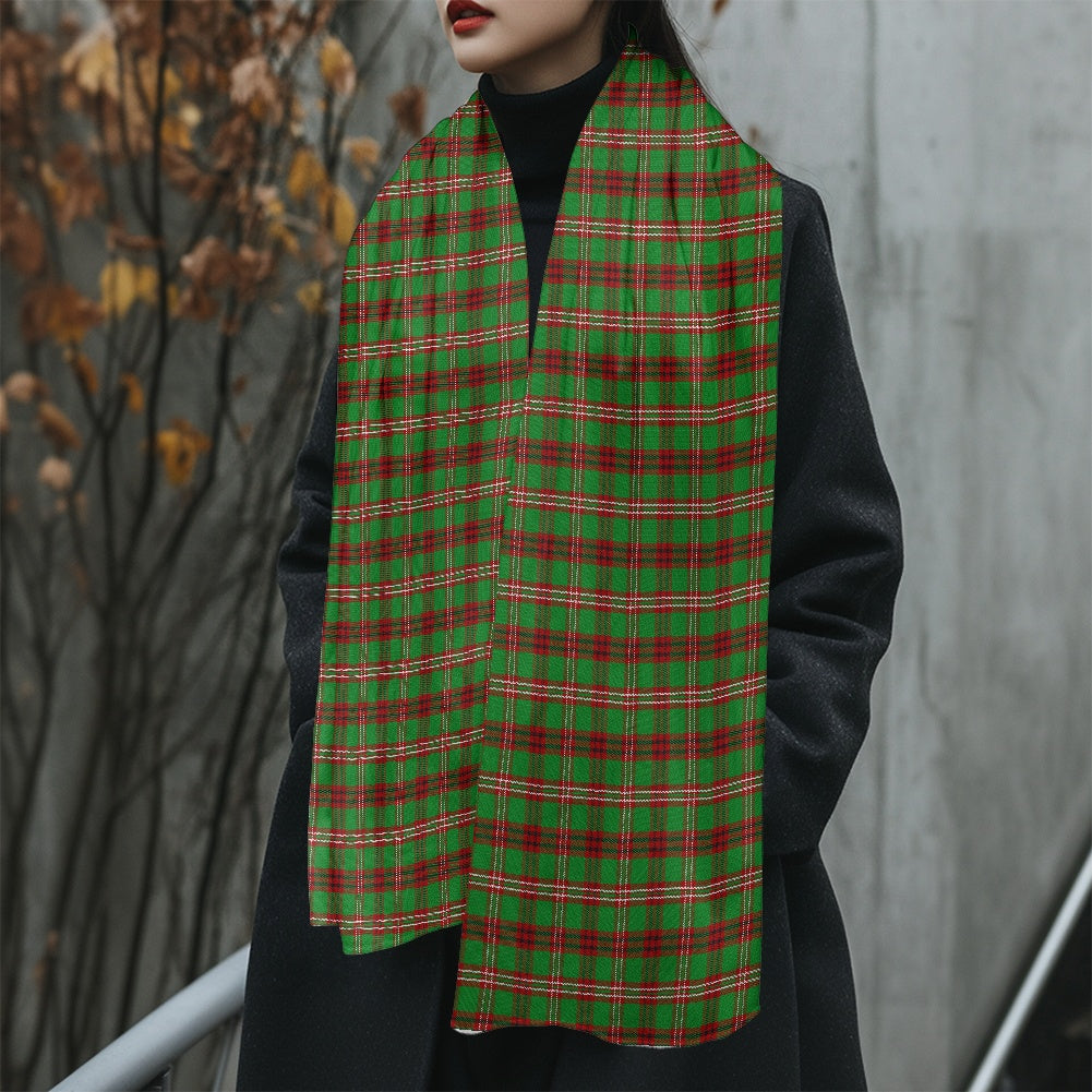 Clan MacCall Tartan Fluffy scarf