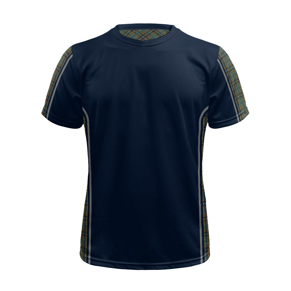 Irish County Antrim Tartan Strip Football Shirt