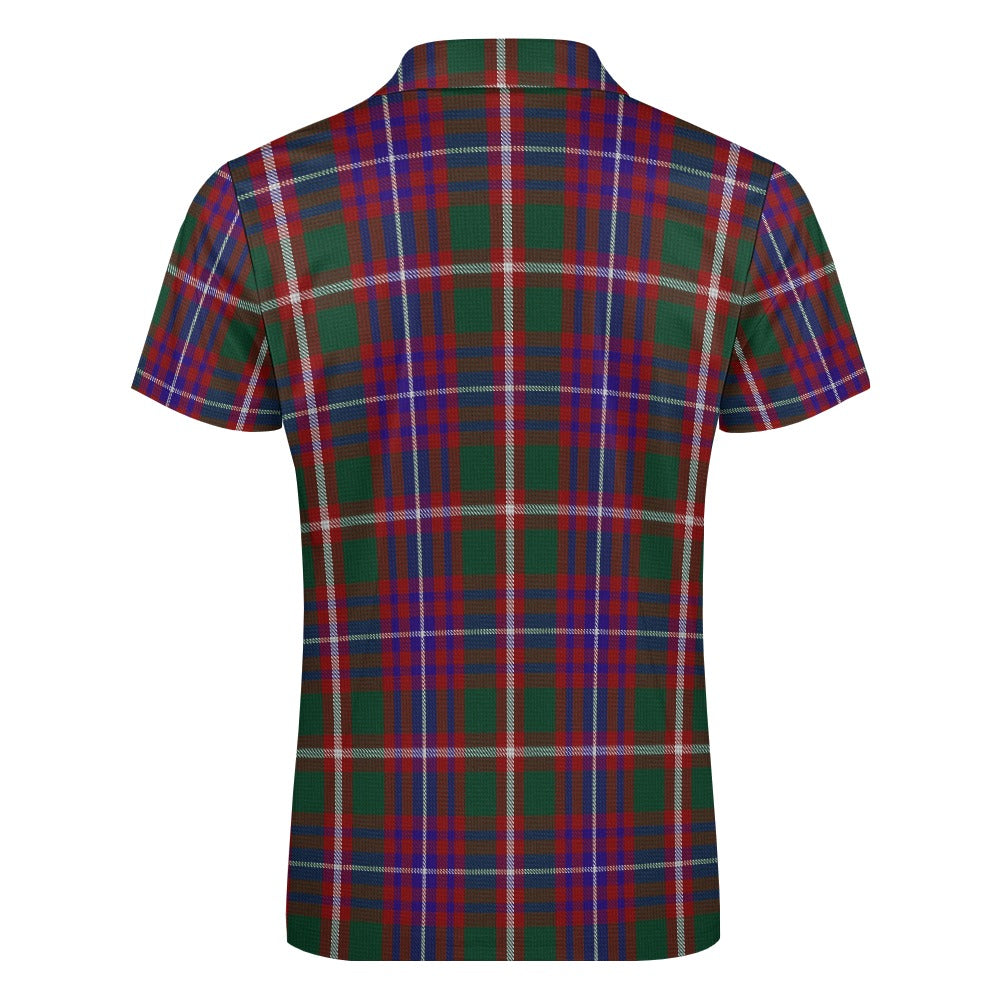 US State - Utah Tartan Short sleeve polo shirt