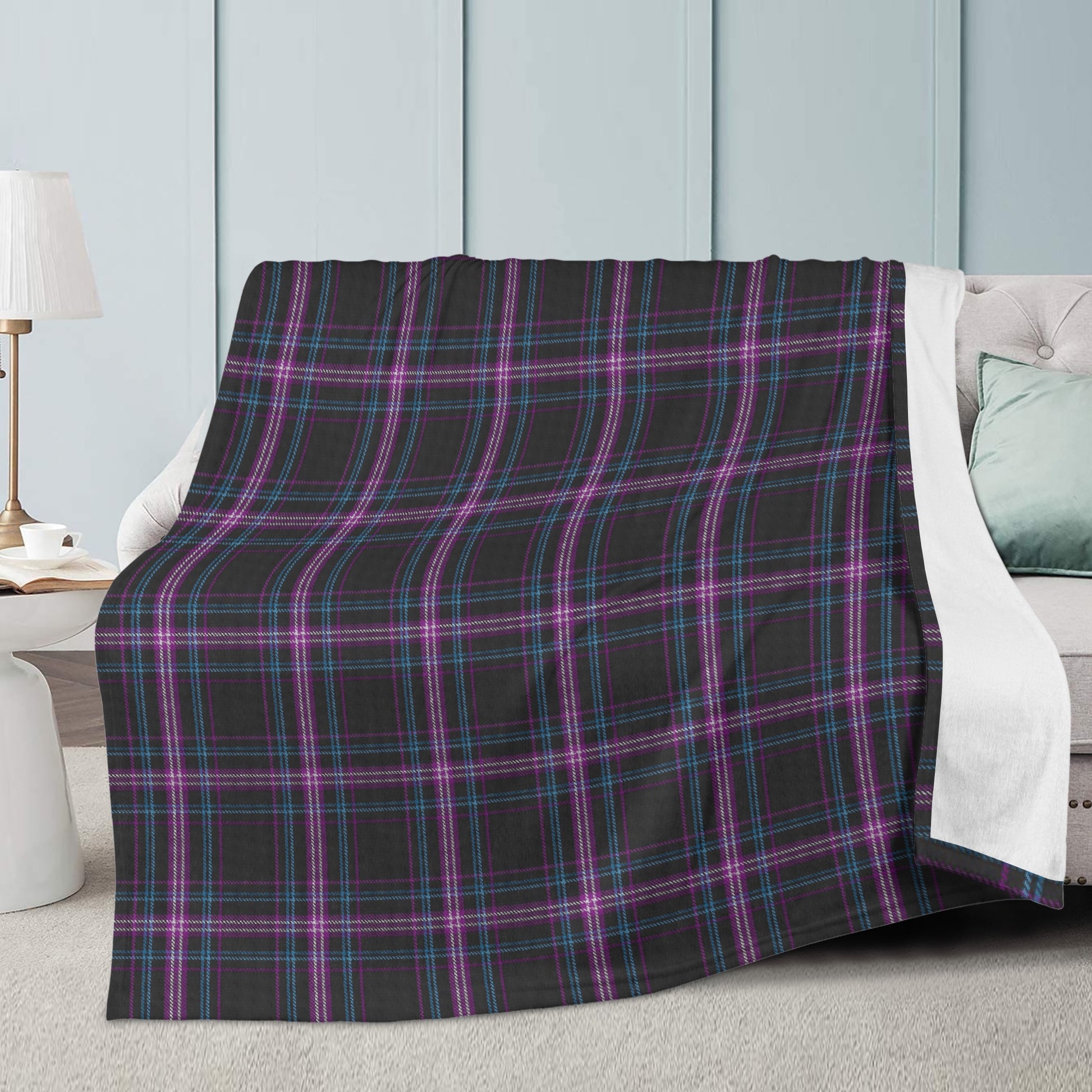 Clan Ironside Tartan Fleece Blanket