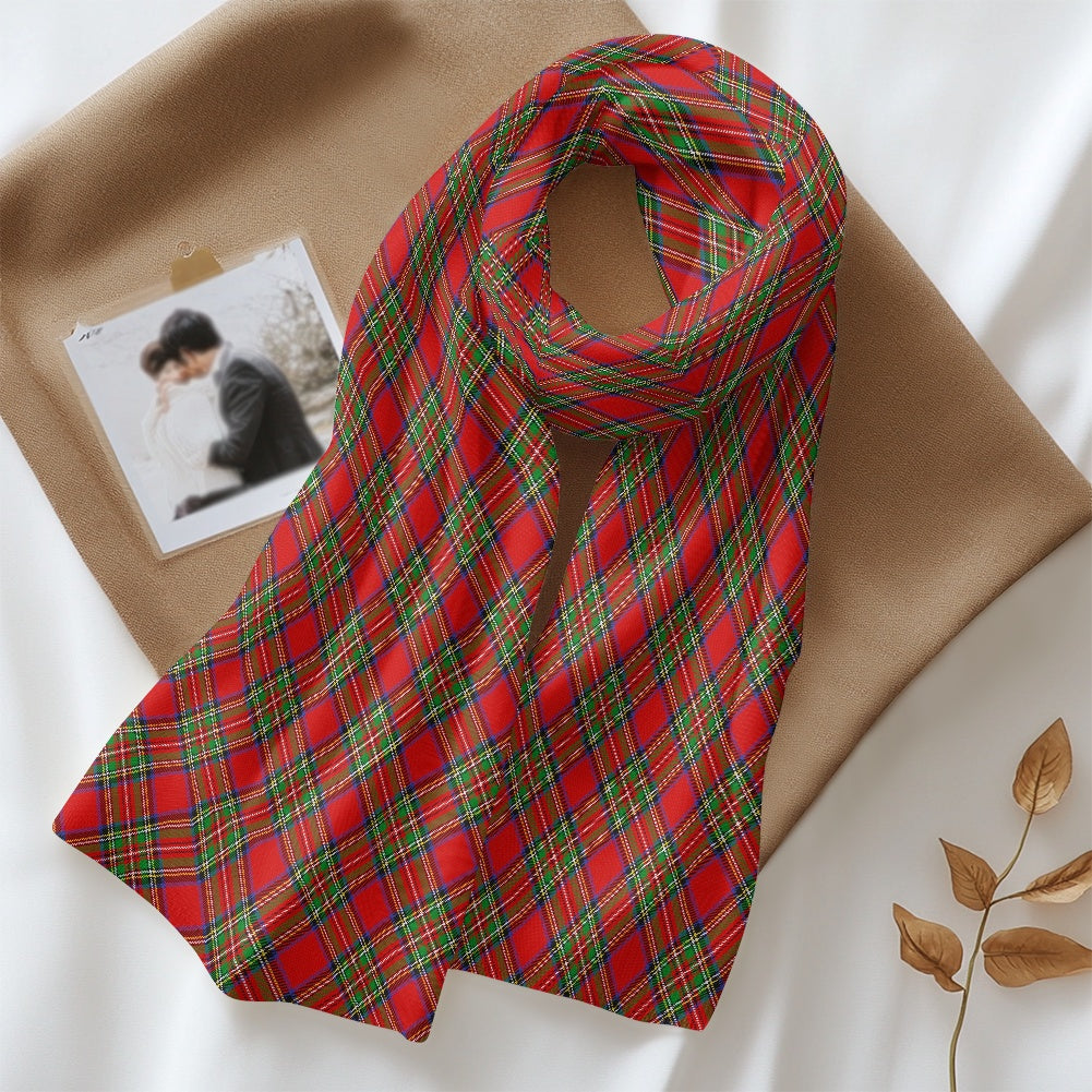 Clan Stewart Tartan Fluffy scarf