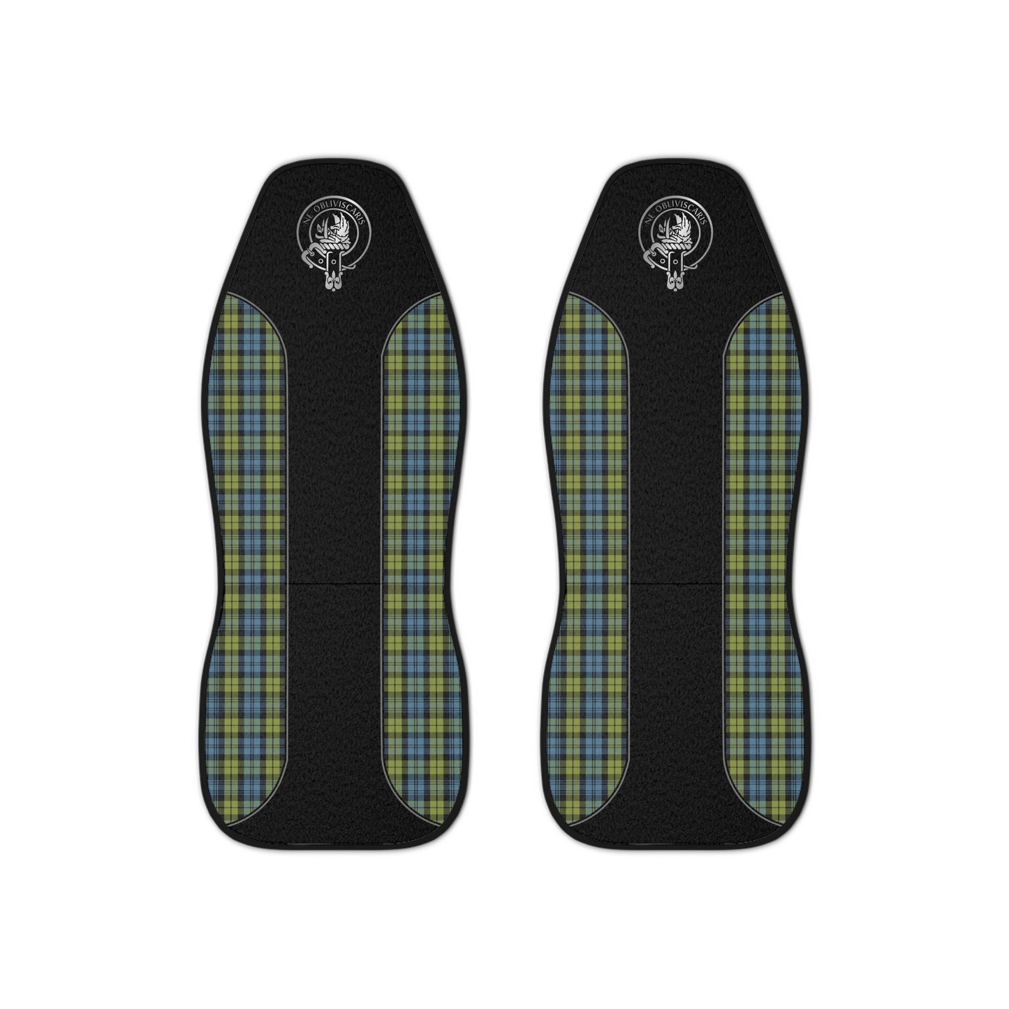 Clan Campbell Crest & Tartan Car Seat Covers