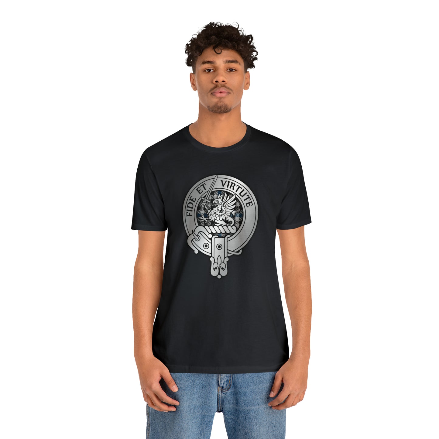 Clan Gladstone Crest & Tartan | Unisex T-Shirt