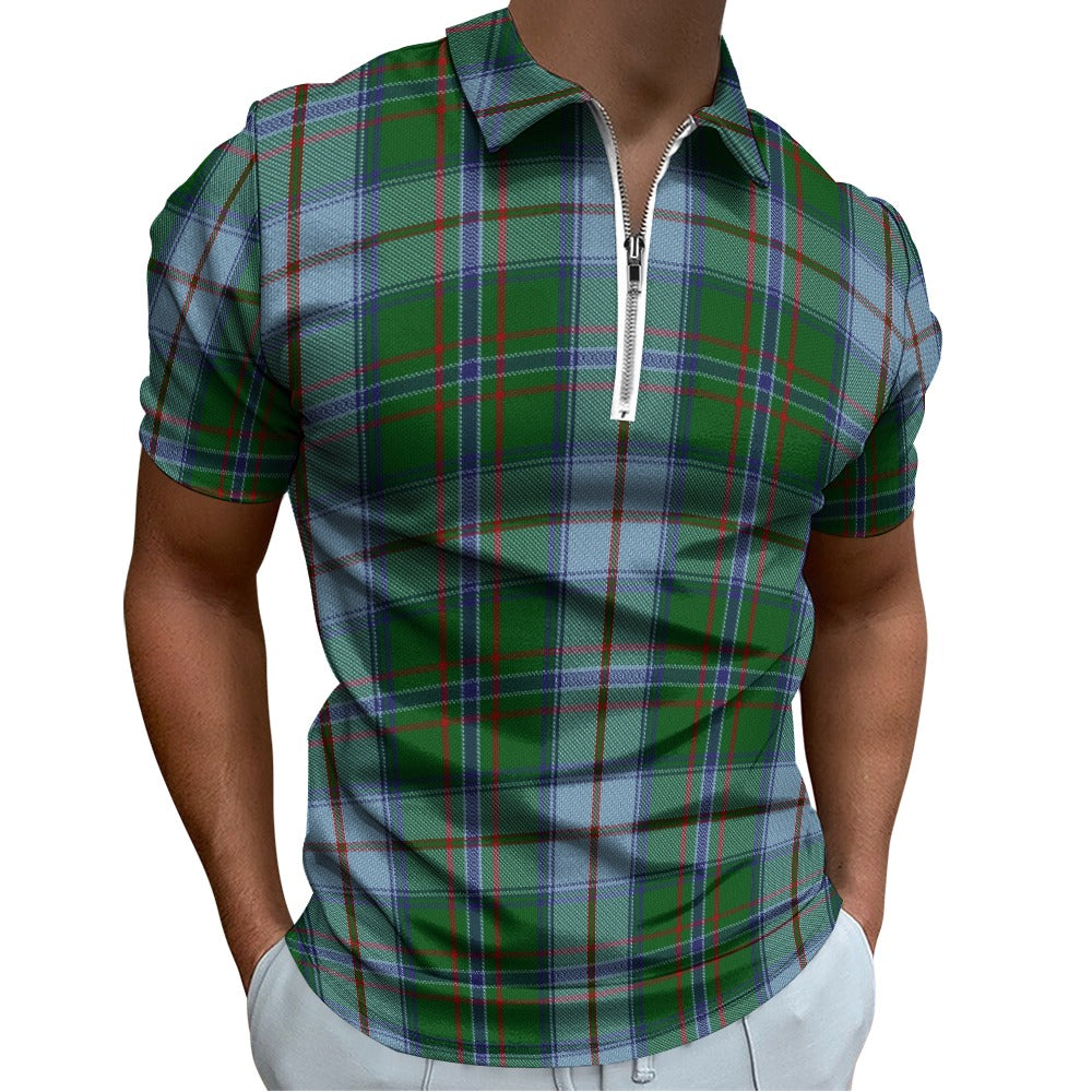 US State - Maine Tartan Short sleeve polo shirt