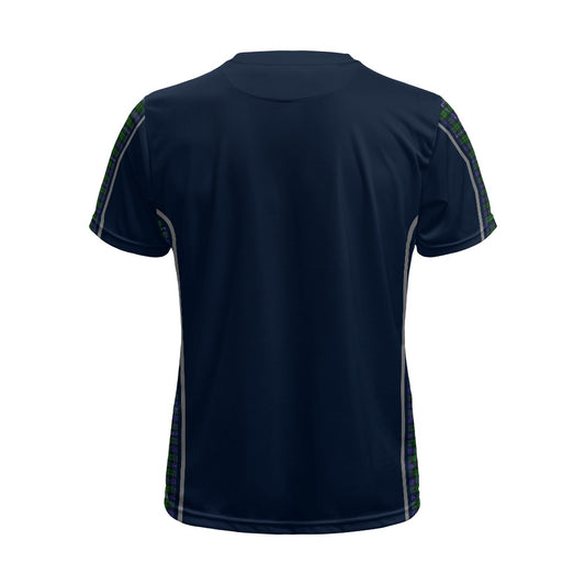 Clan Donnachaidh Hunting Tartan Strip Football Shirt
