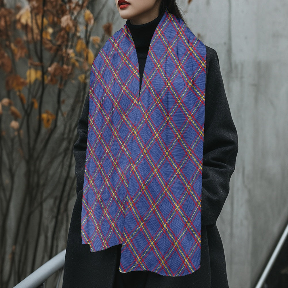 Clan MacLaine Tartan Fluffy scarf