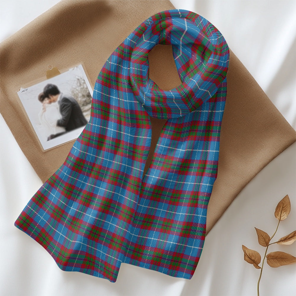 Clan Newton Tartan Fluffy scarf