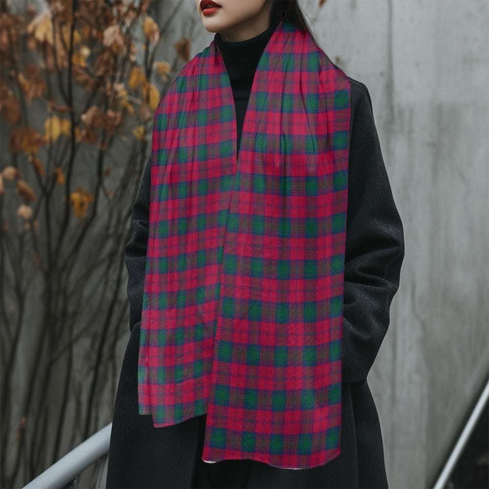 Clan Lindsay Tartan Fluffy scarf