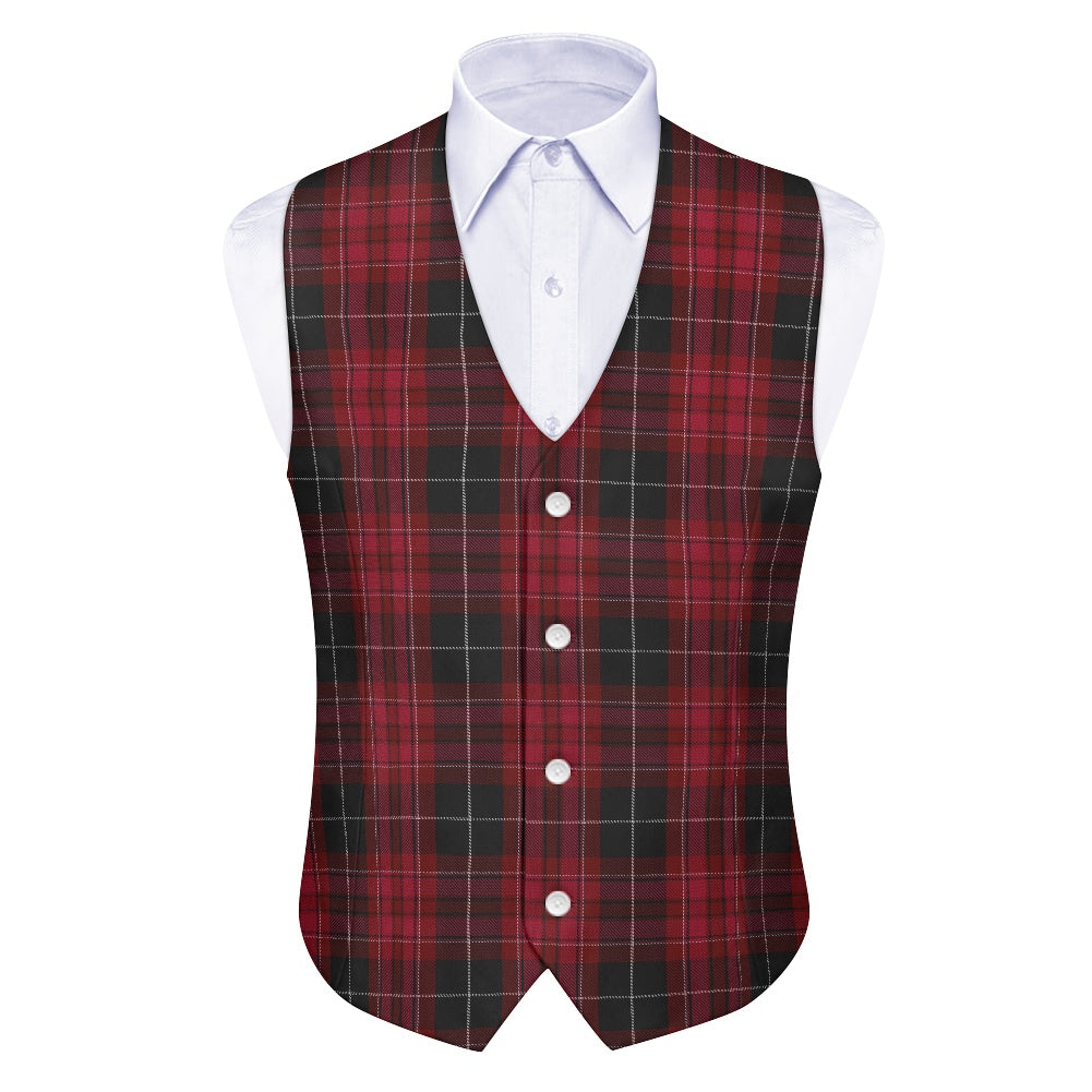 Pride of Wales Tartan Suit vest jacket