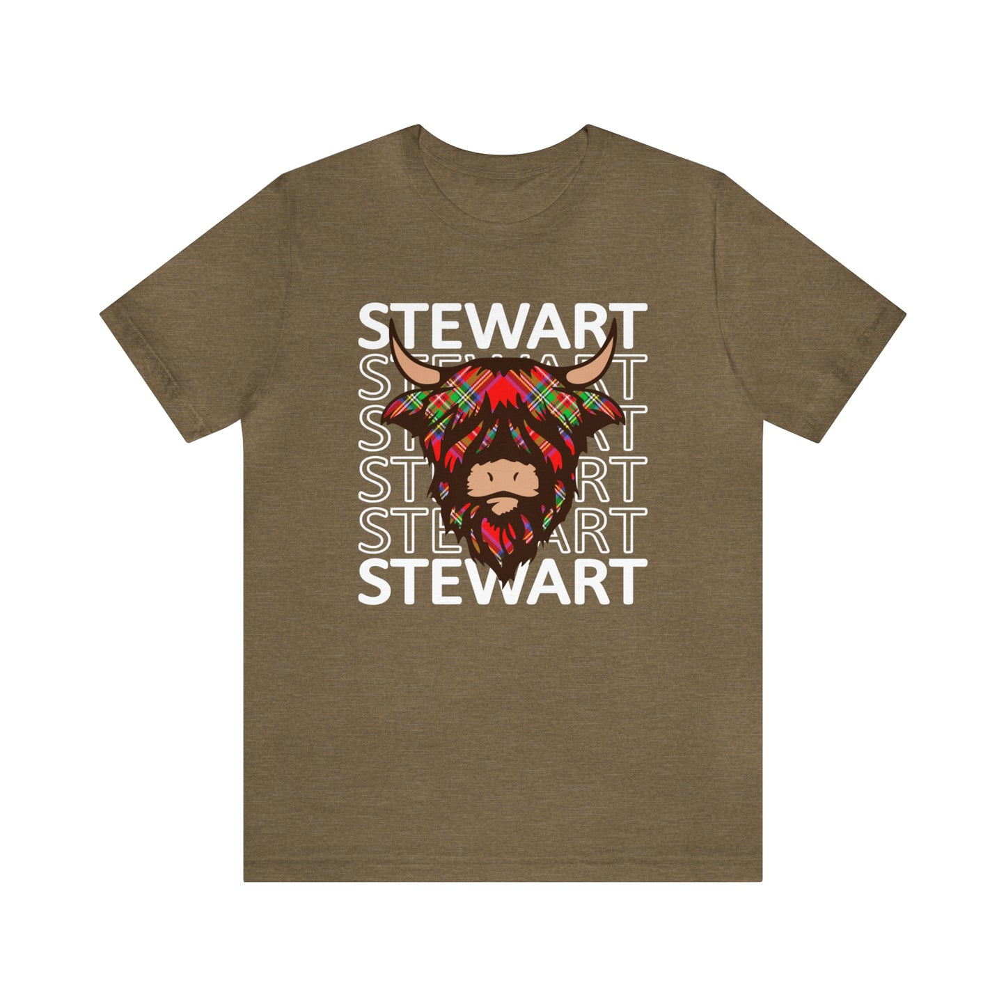 Clan Stewart | Hairy Coo | Unisex T-Shirt