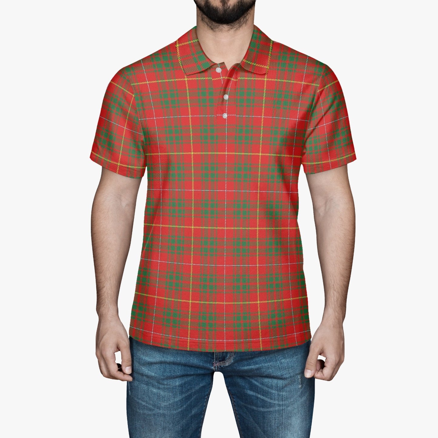 Clan Bruce Tartan Polo Shirt