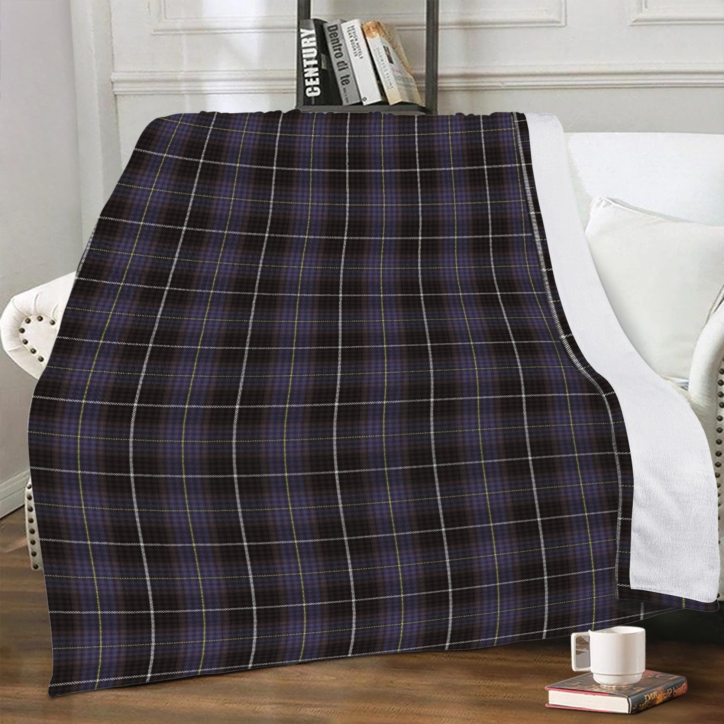 Cornish Family Tartan - Coleman Fleece Blanket