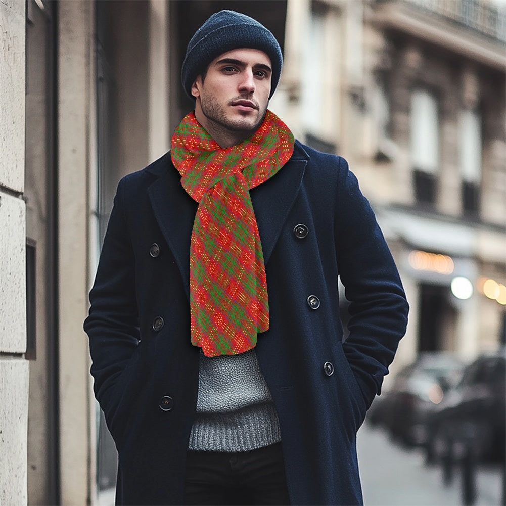 Clan Burns Tartan Fluffy scarf