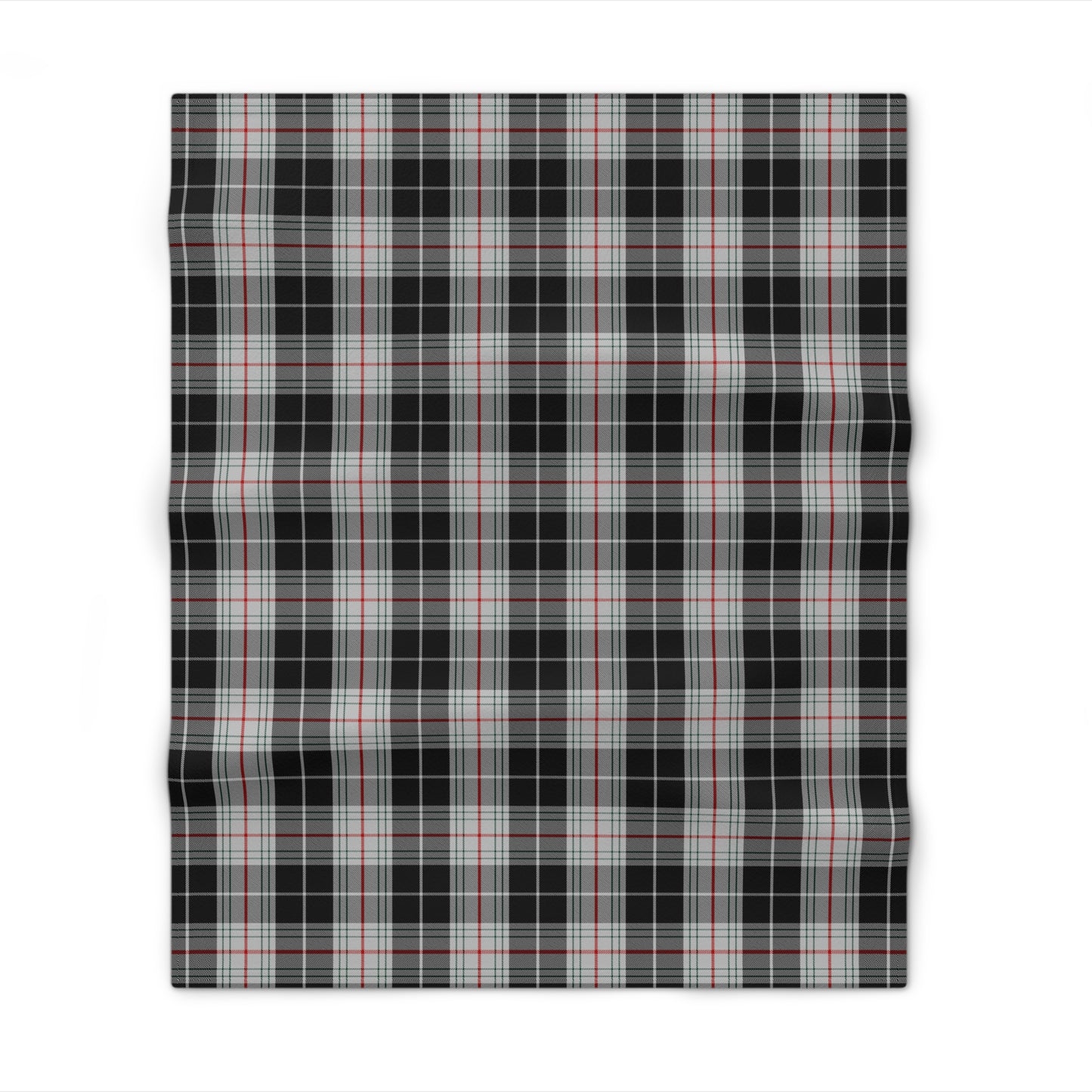 Cornish St Piran Dress Tartan Throw Blanket