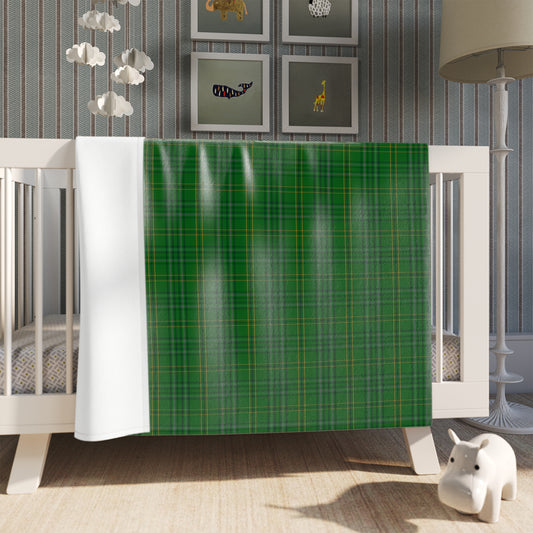 Irish County Wexford Tartan Throw Blanket