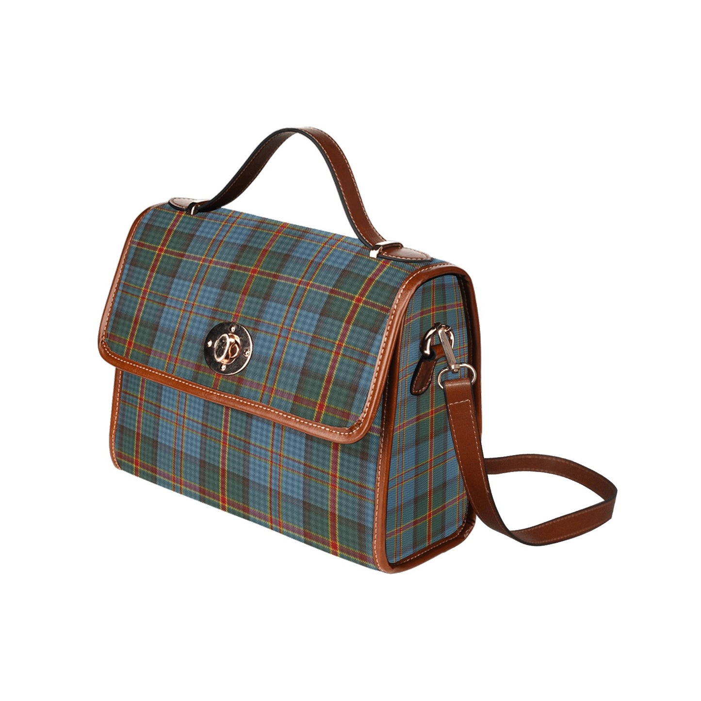 US State - Hawaii Tartan Waterproof Canvas Handbag