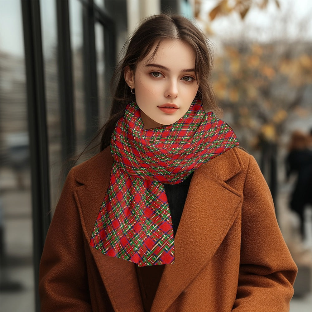 Clan Stewart Tartan Fluffy scarf