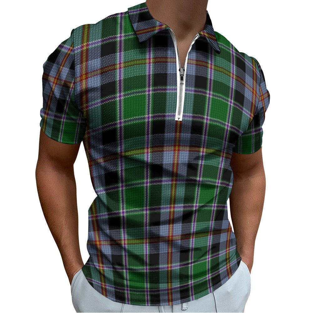 US State - Colorado Tartan Short sleeve polo shirt