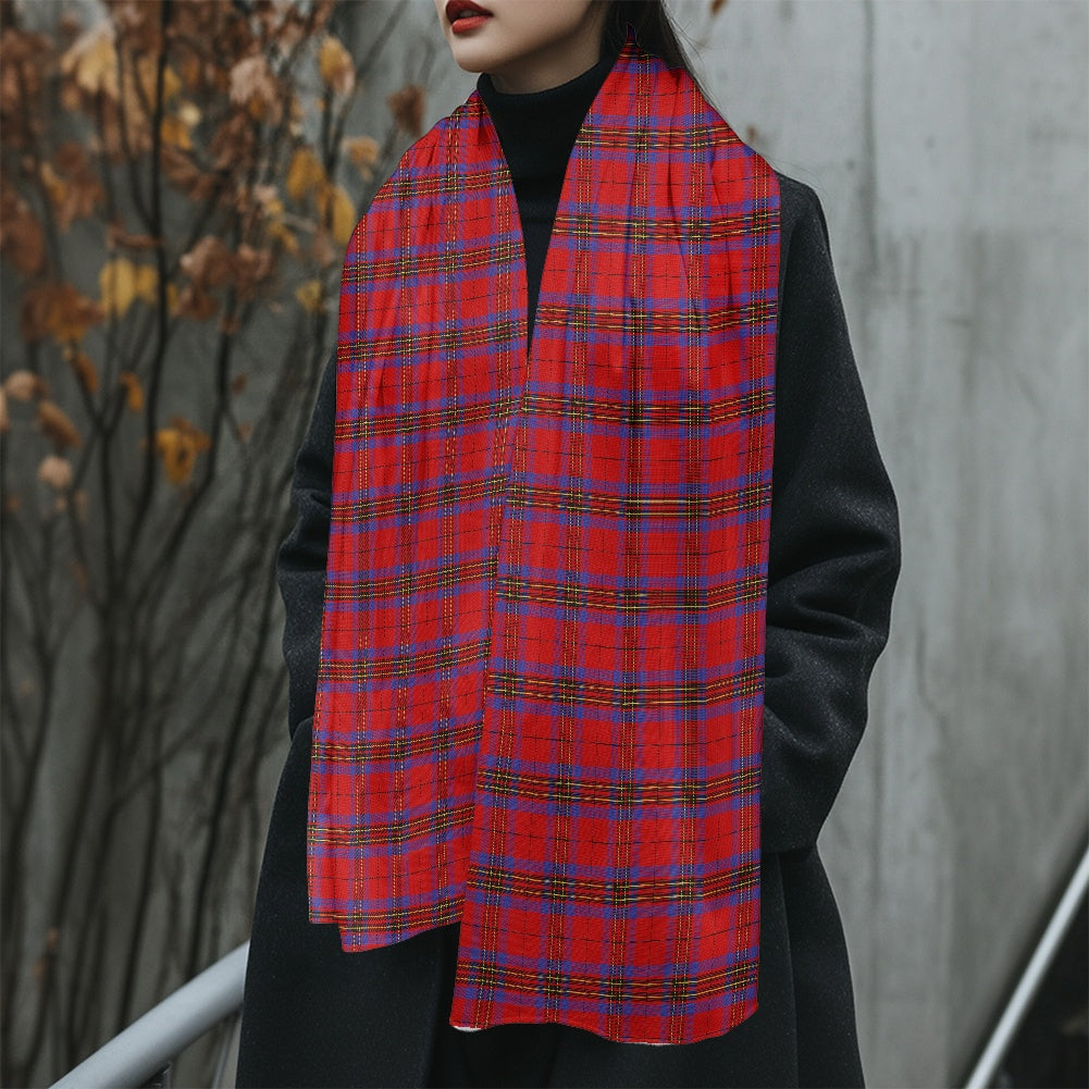 Clan Leslie Tartan Fluffy scarf