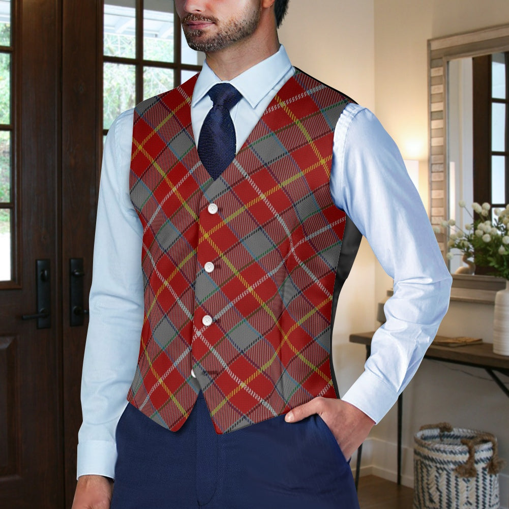 Virginia Military Institute Tartan Bias Suit vest jacket