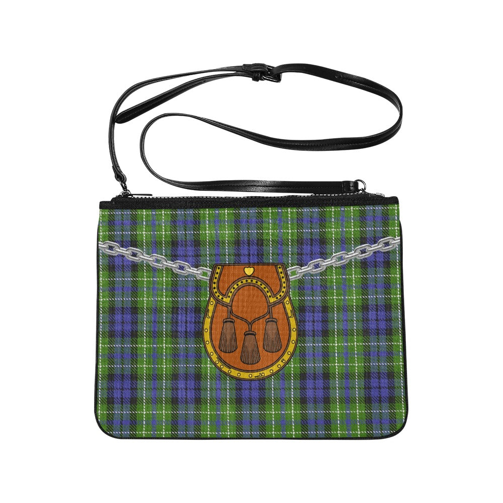 Clan MacNeill of Gigha Tartan Kilt Clutch Bag