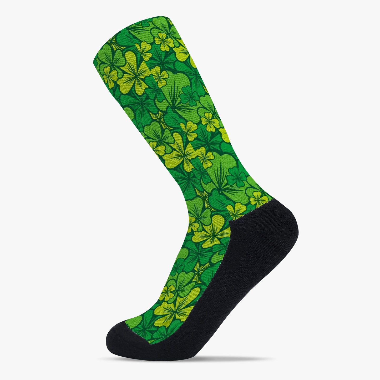 Irish Shamrock Reinforced Sports Socks