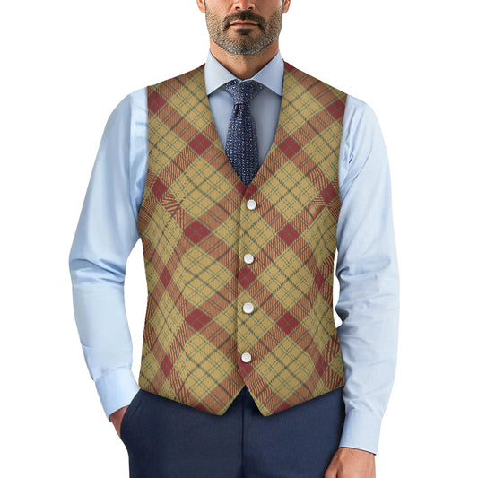 Glen Affric Tartan Suit vest jacket