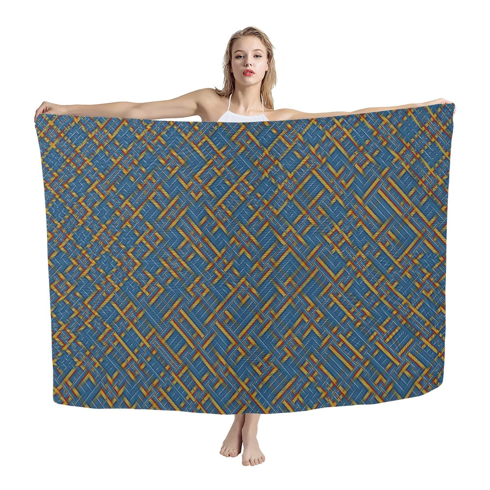 Clan Healy Tartan Bias Chiffon Scarf